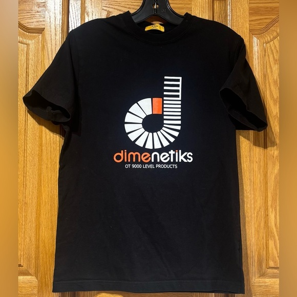 Dime Dimenetiks Black Graphic Tee T-Shirt Men's Small - Picture 2 of 5